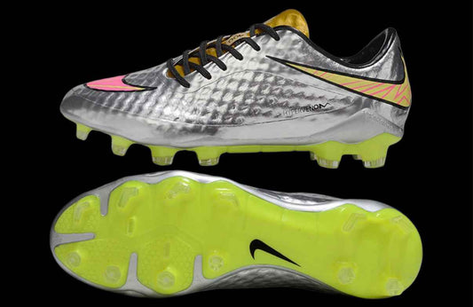 Nike Hypervenom I/FG Metallic Silver/Volt/Hyper pink